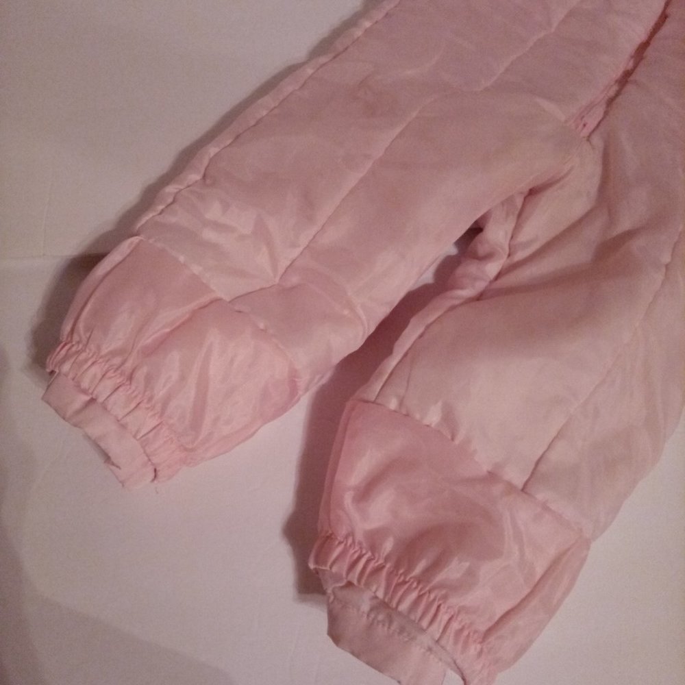 Girl's pink snow bib sz 3T - Picture 15 of 16